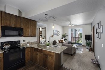 Large granite kitchen island*